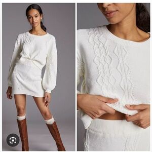 New with tags Anthropologie Maeve sweater skirt set size S